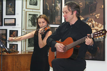 Catherine Bastien et Sergueï Vladimirov, soirée musicale d'après les chansons mentionnées par Tchekhov dans ses pièces